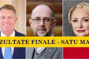 OFICIAL. Rezultate finale validate de BEJ Satu Mare la alegerile prezidenţiale
