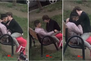 VIDEO. Imagini indecente filmate într-un parc din Satu Mare. Cum au fost surprinşi doi tineri