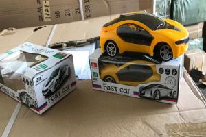 Jucarii susceptibile de a fi contrafacute, confiscate in Portul Constanta Sud Agigea (galerie foto)