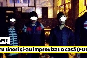NEAMȚ: Patru tineri şi-au făcut casă în centrala termică (FOTO)