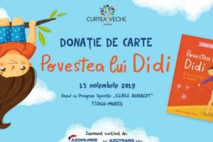 ”Povestea lui Didi” va ajunge la 300 de elevi din Târgu-Mureş