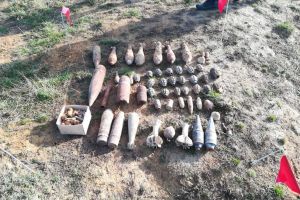 167 de elemente de muniţie, distruse controlat. Unde au fost găsite