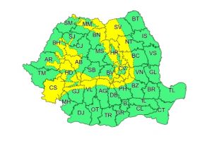 Atenţionare meteorologică. Cod galben de vânt