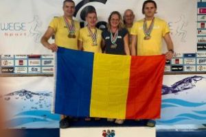 Inotatorii Gold Stars Baia Mare, pe podium 10 medalii, la Campionatele Internationale Masters din Ungaria
