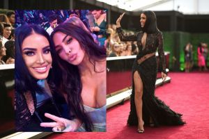 Cel mai bun influencer din România: Adelina Pestriţu, pe covorul roşu alături de Kim Kardashian (FOTO / VIDEO)