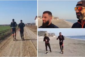 De la Constanta pe acoperisul Romaniei:  Alergatorii Mihai Nenciu si Ștefan Tudor au pornit in temerara lor cursa, De la Zero la Moldoveanu“   