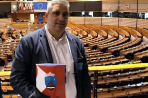 FOTO: Primarul mureşean Sófalvi Szabolcs, în Parlamentul European!