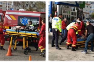 Infarct în benzinăria OMV de lângă LISA