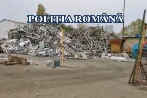 VIDEO: Acţiune a poliţiştilor, organizată la nivel european, în staţiile şi triajele feroviare şi la centrele de colectare de fier vechi