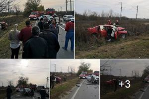 ACCIDENT GRAV la ieşirea din Arad: Două VICTIME, dintre care una în STOP CARDIO RESPIRATOR