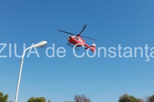 Arde o barja, incarcata cu bauxita. Forte impesionante la interventie