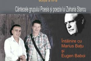 Poesis, la Biblioteca Judeţeană. Întâlnire cu Marius Baţu şi Eugen Baboi