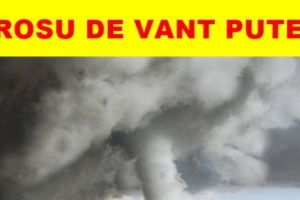 Cod ROȘU de vânt puternic în ARGEȘ