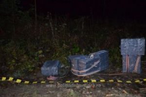 Pe urmele contrabandistilor de tigarete. Focuri de arma, tigari abandonate si dosare deschise in rem de politistii de frontiera
