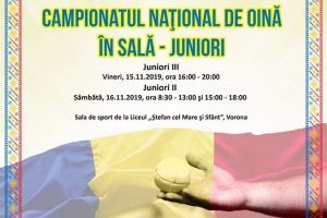Spicu Horia participa la Campionatele Nationale de oina in sala la juniori II si III