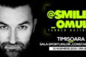 Smiley OMUL vine la Timişoara! Vino să asculţi hiturile favorite şi să te bucuri de o experienţă muzicală fără precedent!