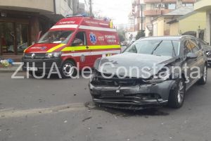 Accident rutier la intersectia strazilor Tudor Vladimirescu cu Ștefan Mihaileanu din Constanta. Doua victime (galerie foto) 