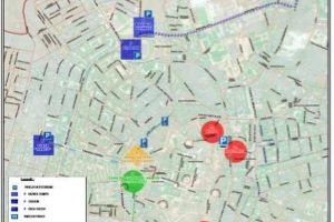 FOTO: Unde poţi găsi PARCARE în Alba Iulia, de Ziua Naţională – Hărţile cu parcări amenajate pentru autoturisme şi autocare