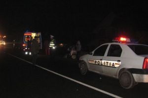 Accident grav la ieşirea din Satu Mare. Un biciclist a fost lovit de o maşină