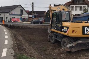 FOTO: Sens giratoriu nou în Reghin