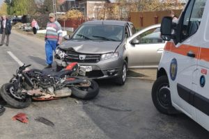 GAESTI: Motociclist ajuns în comă la spital