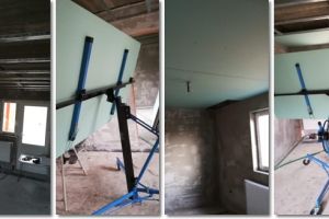 Ultimele finisaje la casa unei familii cu şase copii din Corneşti, ridicată cu sprijinul Parohiei Iosefin