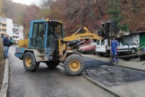 Lucrări edilitare la Sighişoara