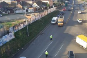 Alerta: Circulaţie oprită pe Calea Sighişoarei