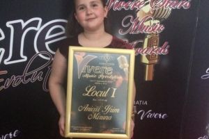 FOTO: O elevă din Panciu a câştigat premiul I la concursul „Star Vivere Music Revolution 2019”