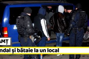NEAMȚ: Scandal şi bătaie la un local
