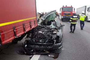 Accident pe autostrada A1