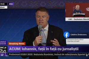 Klaus Iohannis, la întâlnirea cu jurnalişti şi studenţi: Discuţii de două ore şi jumătate, dar fără răspuns în ce priveşte... aria cercului (VIDEO)