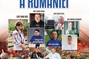 Spectacol culinar în centrul Bistriţei de Ziua Naţională a României