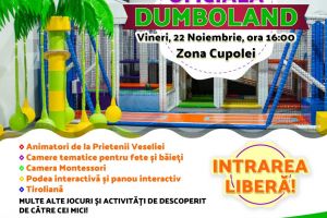 Dumbo Land se deschide la ERA Park Oradea, cu o super petrecere!