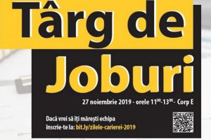 Târg de joburi, săptămâna viitoare, la Universitatea Suceava. ...