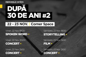 Seria de evenimente Memoriile Cetăţii – „După 30 de ani” continuă şi în acest weekend