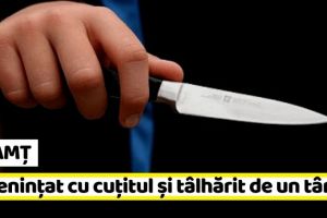 NEAMȚ: Ameninţat cu cuţitul şi tâlhărit de un tânăr