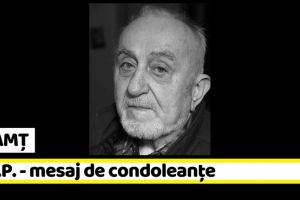 NEAMȚ: Uniunea Artiştilor Plastici – mesaj de condoleanţe
