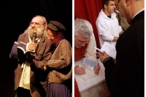 Jipa şi Cristache, o prietenie aşternută în paginile a două cărţi lansate aseară