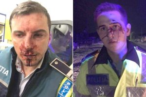 Poliţişti bătuţi! “Rromii le-au pus pistoalele la tâmplă iar unul dintre ei ar fi apăsat si tragaciul”