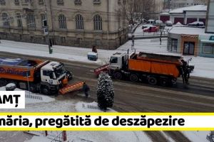 NEAMȚ: Primăria Piatra-Neamţ, pregătită de deszăpezire
