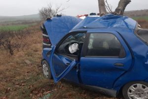 Judetul Tulcea: Tanar, ranit dupa ce a pierdut controlul volanului. Masina s-a izbit de un copac