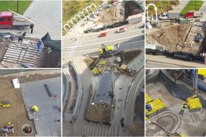 FOTO VIDEO| ȘTIREA TA: Pasajul din cartierul Cetate luat cu asalt de muncitori. Va fi gata de Ziua Naţională