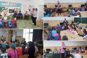 FOTO: Proiect de parteneriat între o clinică stomatologică din Alba Iulia şi Școala Gimnazială ,,David Prodan” Săliştea