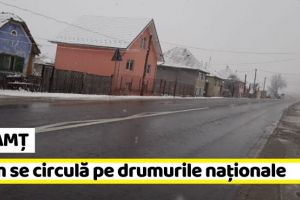 NEAMȚ: Cum se circulă pe drumurile din Neamţ şi din Moldova (22 noiembrie)