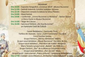 Spectacole folclorice şi concert Bucovina şi Subcarpaţi, pe 28 Noiembrie, la Suceava