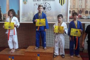 Două medalii de aur şi două de bronz, cucerite la Satu Mare de tinerii judoka de la ACS Olimpikus Oradea