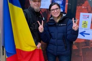 Adi şi RamonaTorpan, vot cu drag de România