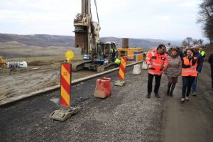 VIDEO – Preşedinta Consiliului Judeţean în vizită pe cel mai mare şantier deschis în judeţul Sibiu