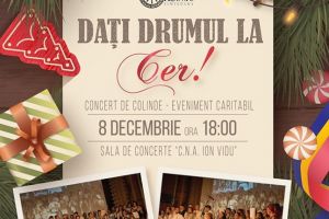 Concert caritabil de colinde, la Timişoara, pentru copiii care vor să zâmbească de Crăciun